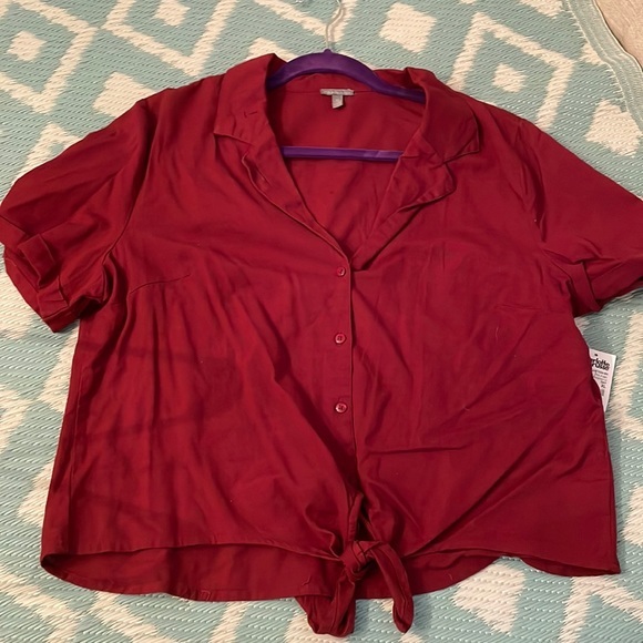 Short Sleeve Button Down Collared Shirt X-Large - Picture 1 of 4